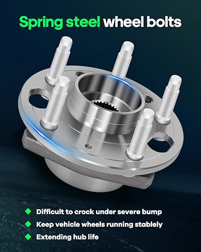 Miniatura 4 de SCITOO Juego de 2 rodamientos de rueda y buje para Chevrolet Impala 2014-2017 2013-2016 para Chevrolet para Malibu Kit de rodamientos de cubo