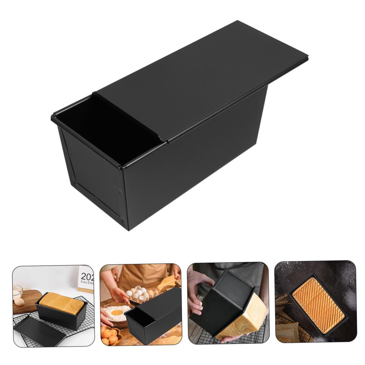 PRETYZOOM 4 Moldes Para Tostadas Moldes Para Pan Moldes Para Hornear Pan Moldes Para Hornear Herramientas Y Suministros Para Hacer Suministros Para Moldes Para