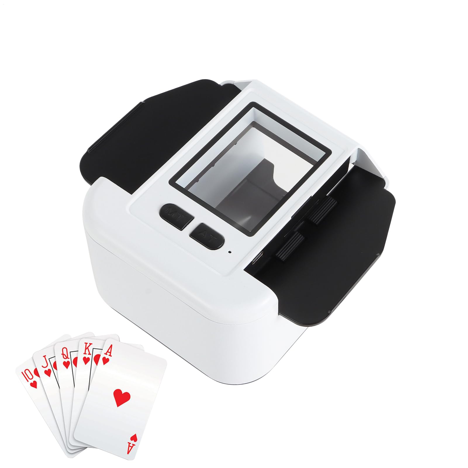 Distributeur Automatique De Cartes - Mélangeur de Cartes Électrique pour 1 | 2 Jeux de Tarot - Dispositif De Mélange Pour Tarot - Pour Les Jeux En , Les Fêtes, Les Pique-Niques, Le Camping, Les T