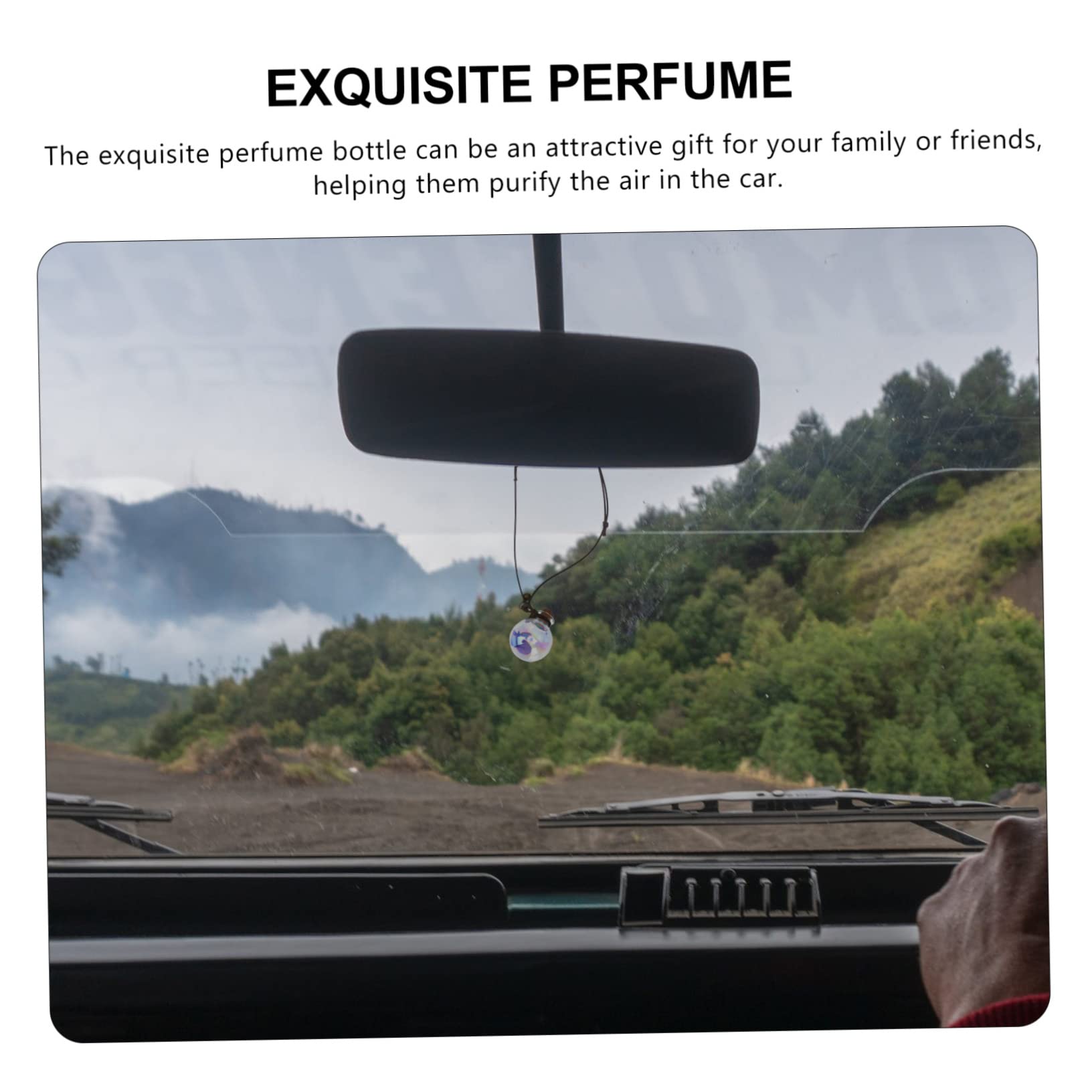 ibasenice 20stücke Teiliges Auto Duftpendant Hängende Parfümflasche Mit Trockenblumen Aromatherapie Ornament Für Auto Zuhause Büro Für Ätherische Öle Raumduft