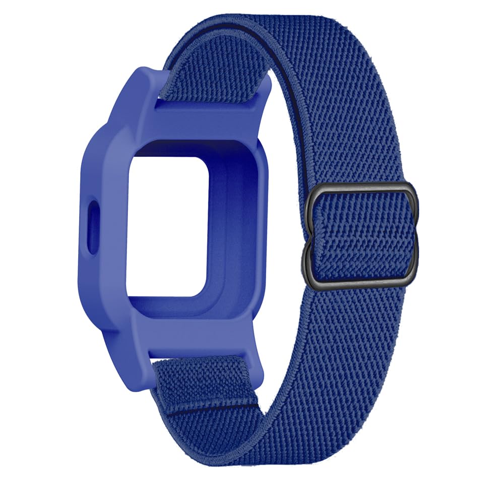 Stretchy Loop Nylon Strap Compatible with Garmin vivofit Jr 3 Bands Watch Adjustable Elastic Sport Wristband