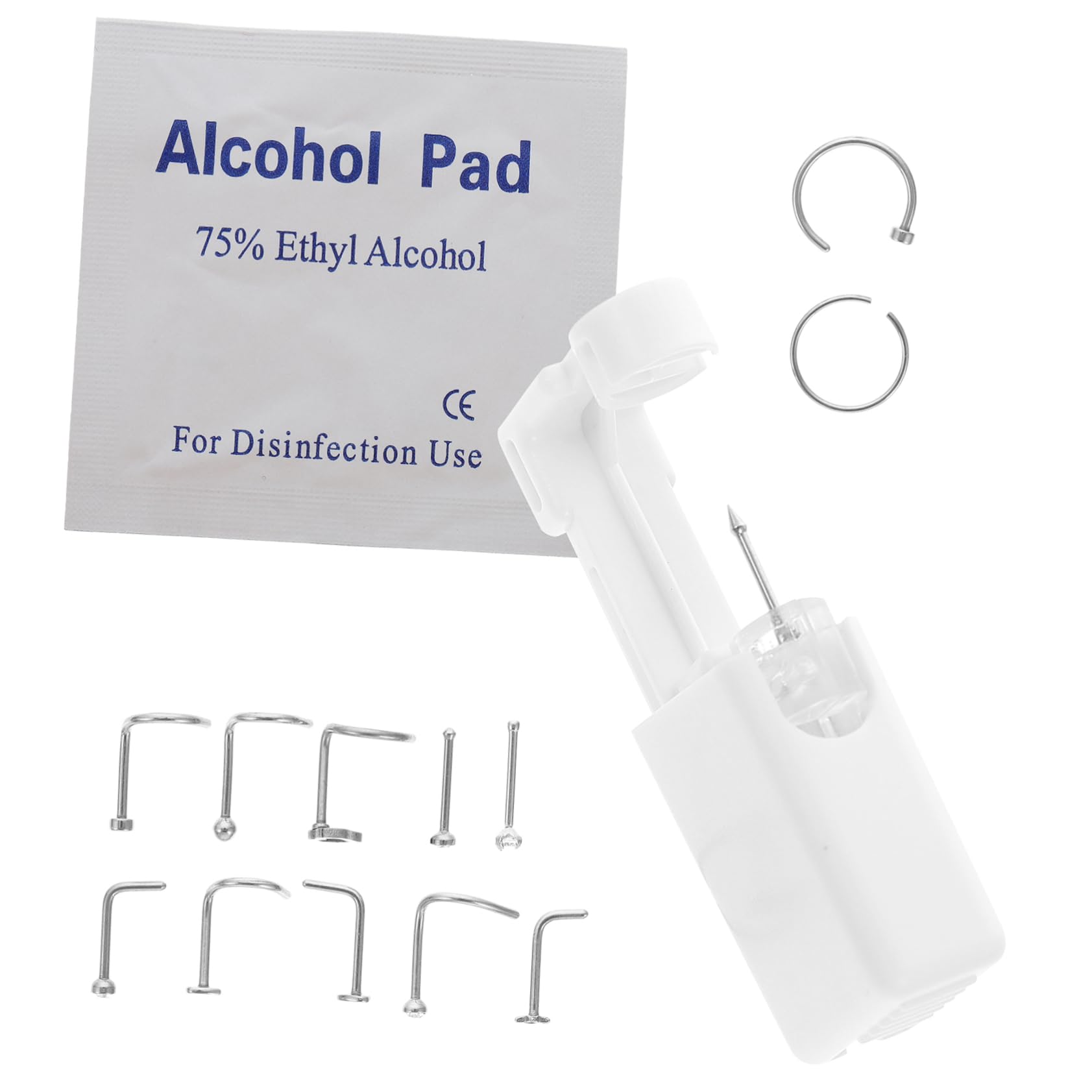 Angoily Piercing Kit Stainless Steel Piercing for First Time Users and Professionals