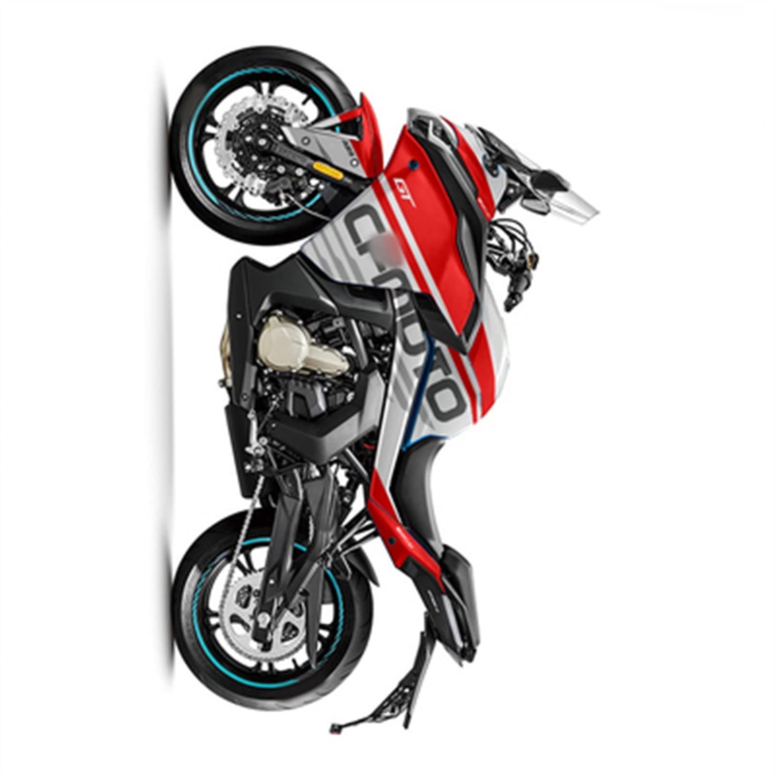 FLYIFE Moto Pour CFMOTO 400GT 650GT 400gt 650gt 3D Tampon De Réservoir De Carburant Autocollants De Protection Décalcomanies Accessoires (Color : 12