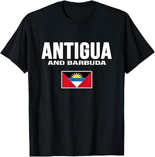 Antigua and Barbuda Flag Souvenir T-Shirt