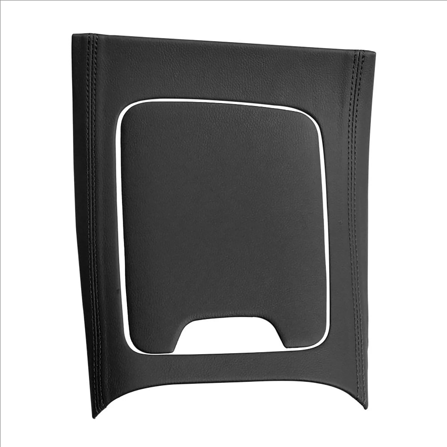 Mittelkonsolenverkleidung Lederaufkleber,Interieur-Pakete,Schalttafel-Verkleidung,Anti-Reibung Fingerprint,Schützt Originalfahrzeug,Für Benz c-Klasse 2022-2023,Schwarz(Lückenlose Bezahlung)
