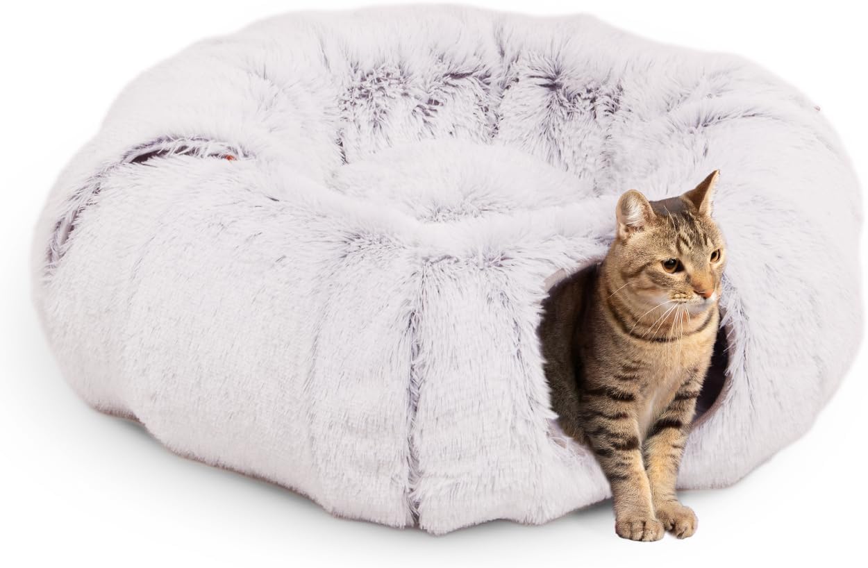 Katzentunnel Weihnachtsbaum – Waschbar, Faltbar, Als Spieltunnel & Schlafplatz Für Katzen, Welpen, Kleintiere (bis 7 Kg)