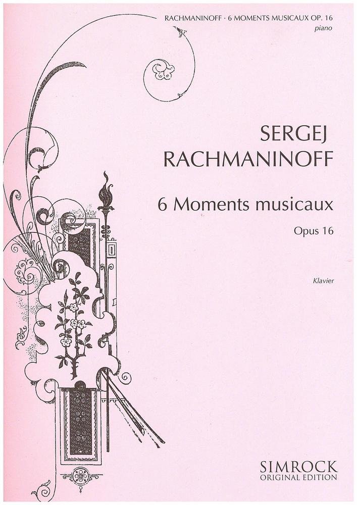 Six Moments musicaux: op. 16. piano.