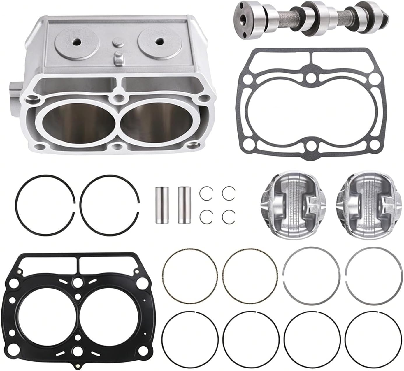 Camshaft Cylinder Piston Gasket Rebuild Overhaul Kit For 05-17 PL Sports-man 800 R-ger 800 RZR 800 ATV UTV