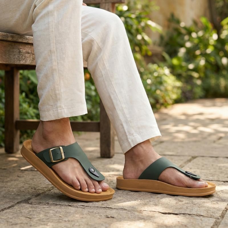 Image of WALKAROO Men's Fashion Sandal with Cushion Insole and Lightweight for Casual Footwear - WGR53246