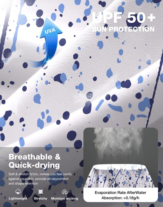 Men's Sun Protection Long Sleeve Shirts UPF 50+ - Image 4