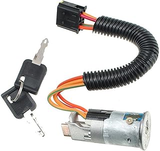 FLAMEER Ersatz Zündschlossschalter Für Zündung, 2 Schlüssel Für Renault Clio