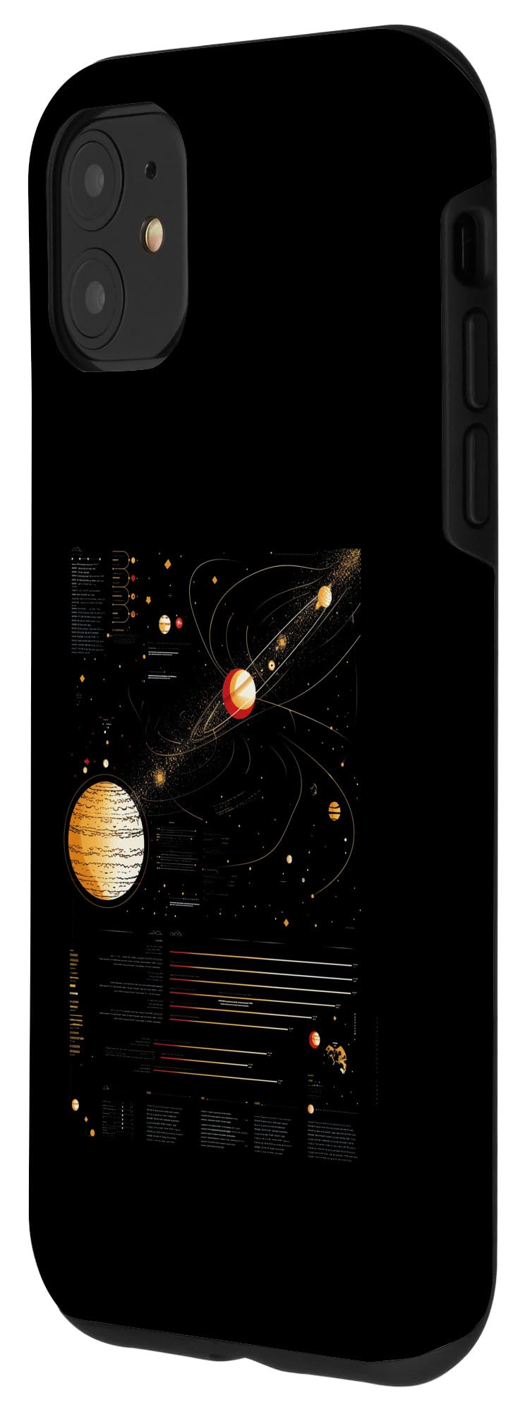 iPhone 11 Solar System Infographic Case - Image 2