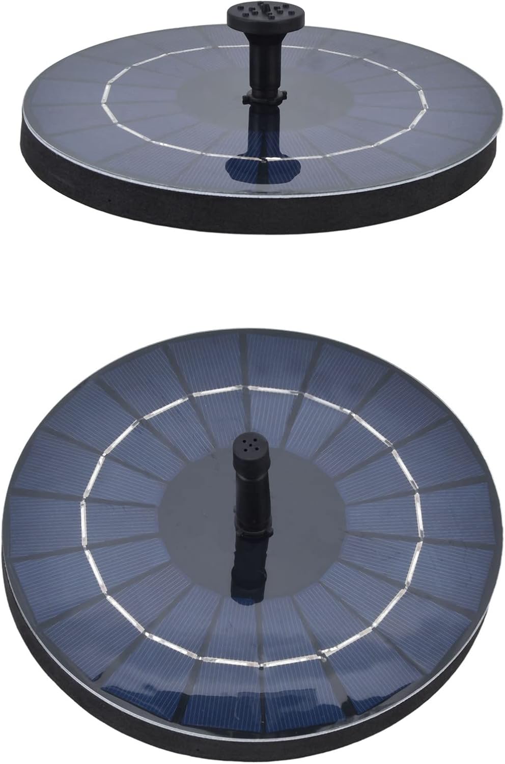 3.5W Solar Bird Bath Fountain Pump, IP68 Waterproof Solar Fountain with 6 Nozzle, Water Fountain Pump with Anti Clogging Filter for Outdoor Water Tanks, Fish Pond, Swimming Pools, Gardens