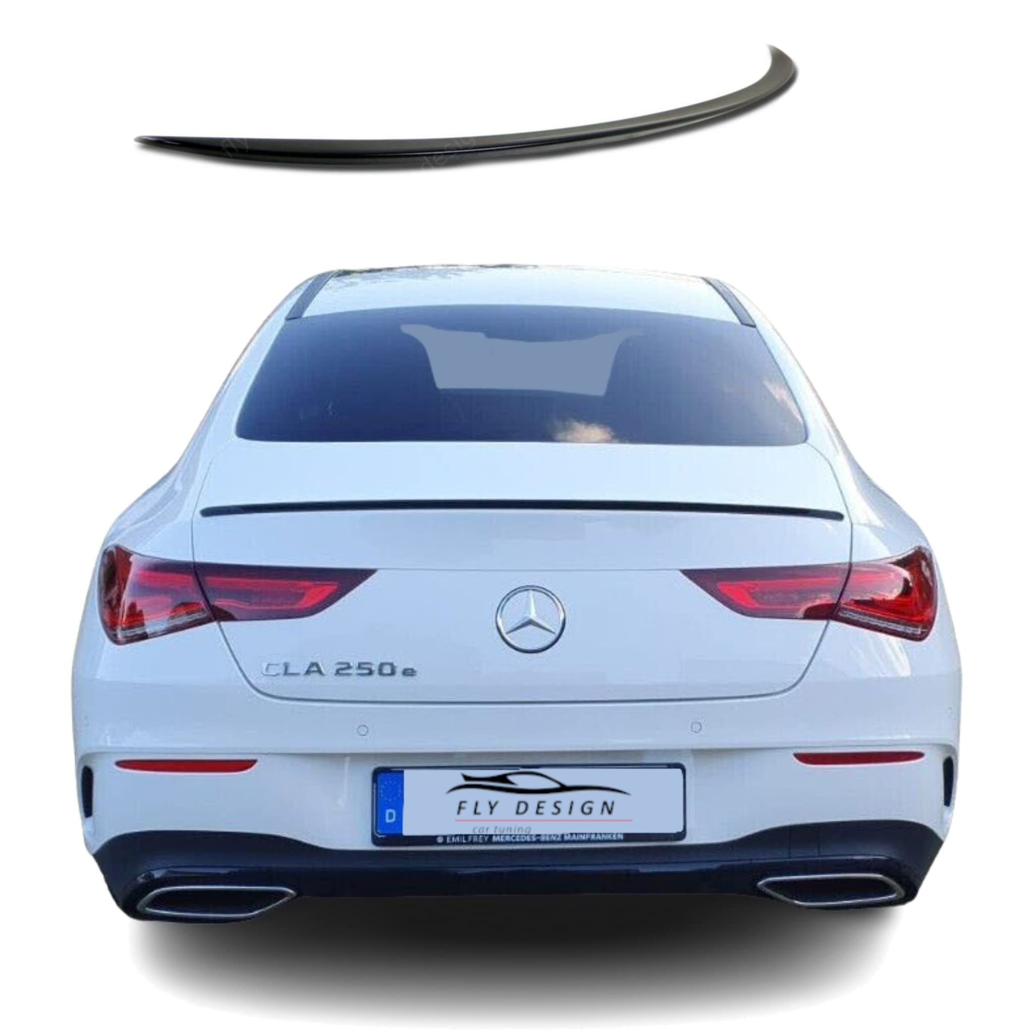 Aileron Arrière Pour Mercedes Classe CLA C117/C118 2013-2023 - ABS, Design Aérodynamique, Style Sport