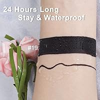 Vista 6 de AMY'S DIARY Juego de 2 delineadores de labios y lápiz labial negro mate, delineador de labios negros de larga duración, impermeable, juego de lápiz