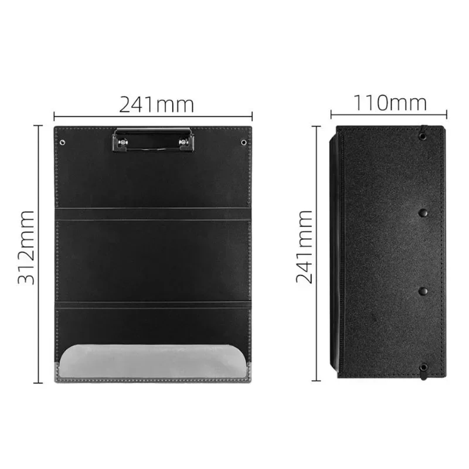 3 pezzi Portablocco for infermiera pieghevole portatile Cartella for appunti Forniture for ufficio for studenti Per l'ufficio