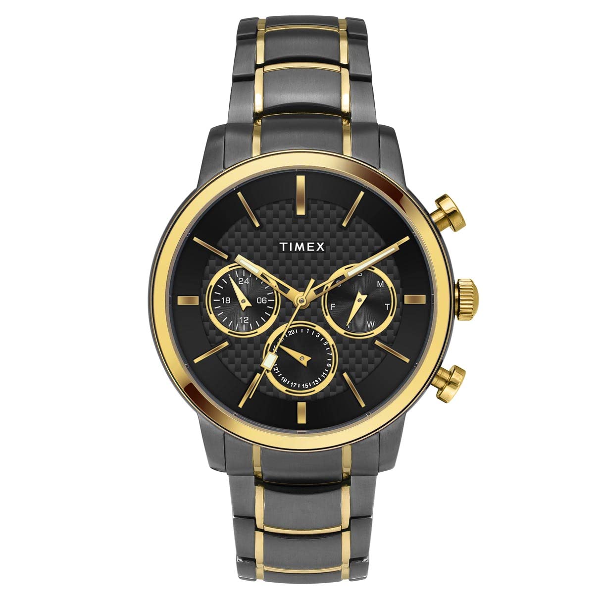 TIMEX Men Stainless Steel Multifunction Analogue Grey Dial Watch - Tweg20204, Band Color-Multicolor (B0BKQMQ1DN) Amazon Price History, Amazon Price Tracker