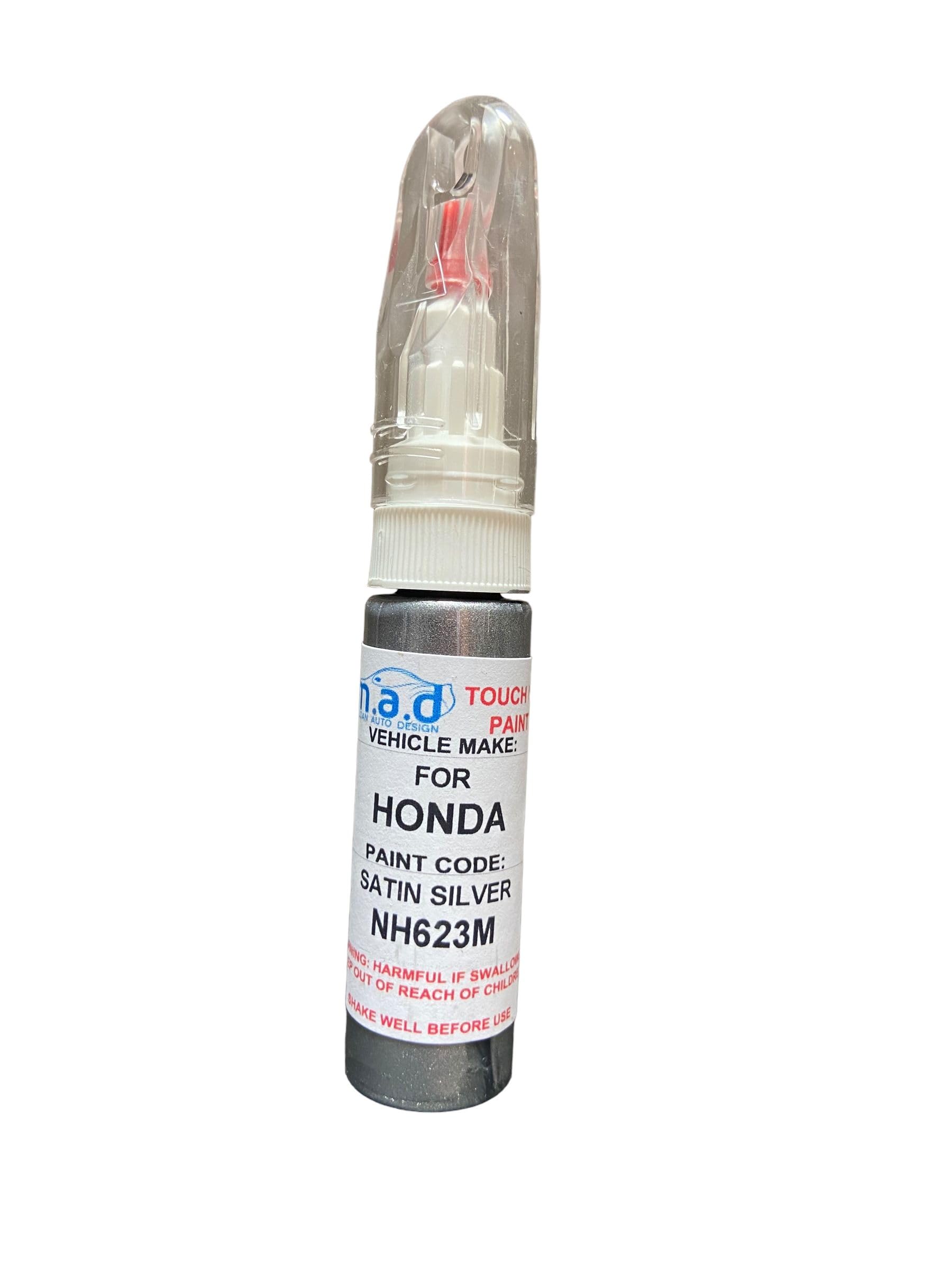 Madauto Silver Honda Satin Nh623m Metallic Paint Touch Up Pen Civic Integra Hrv (Paint + Lacquer)