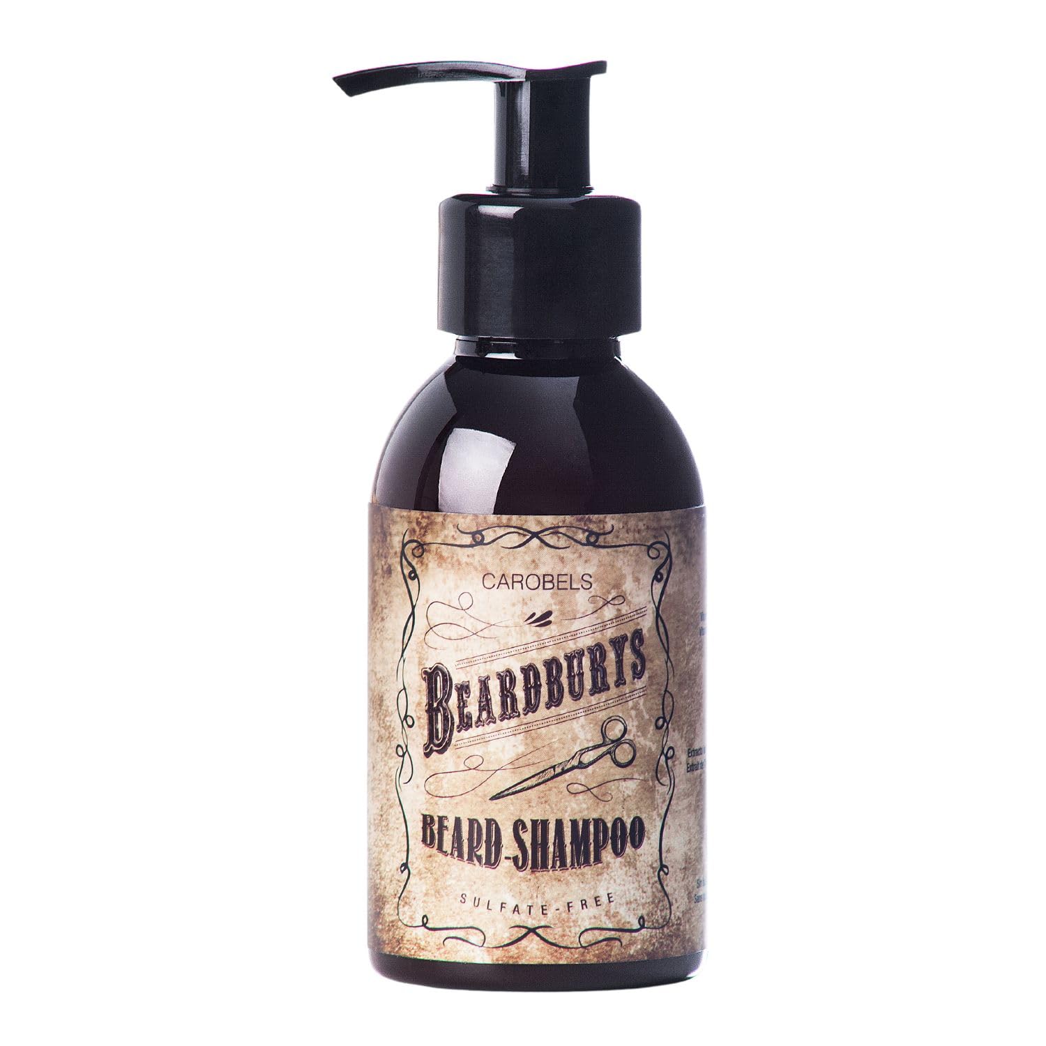 Beardburys Champú para Barba y Bigote, Limpiador Suave, Hidrata y Suaviza, Sin Parabenos, Ideal para Uso Diario, Apto para Todo Tipo de Barba 150ml