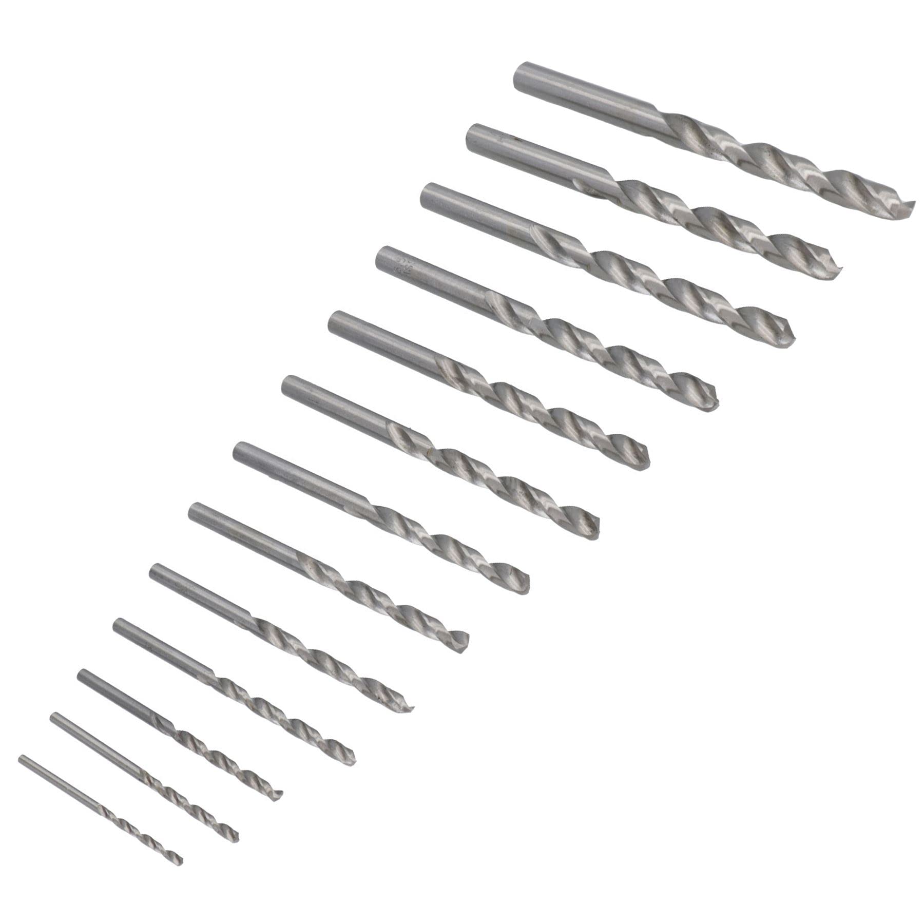 HSS-G Metrisches Spiralbohrer Bohrerkassette, 13-teilig, Split Point Bohrer, Metall, Kunststoff, Kupfer, 2 mm – 8 mm