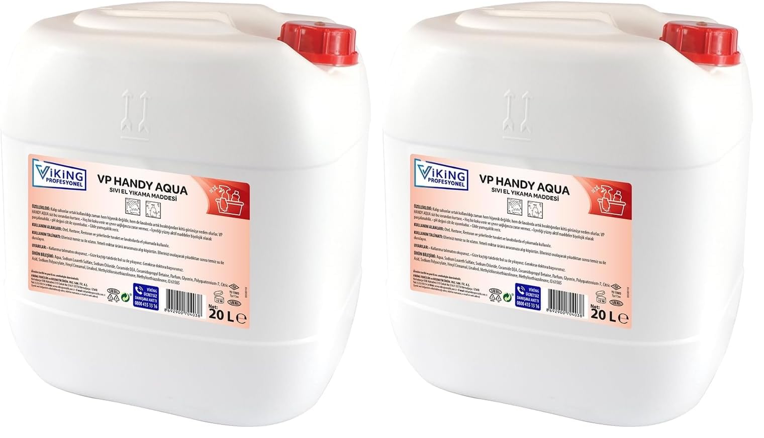 Viking VP Handy Aqua Sıvı El Yıkama Maddesi 20 L (2 paketi)