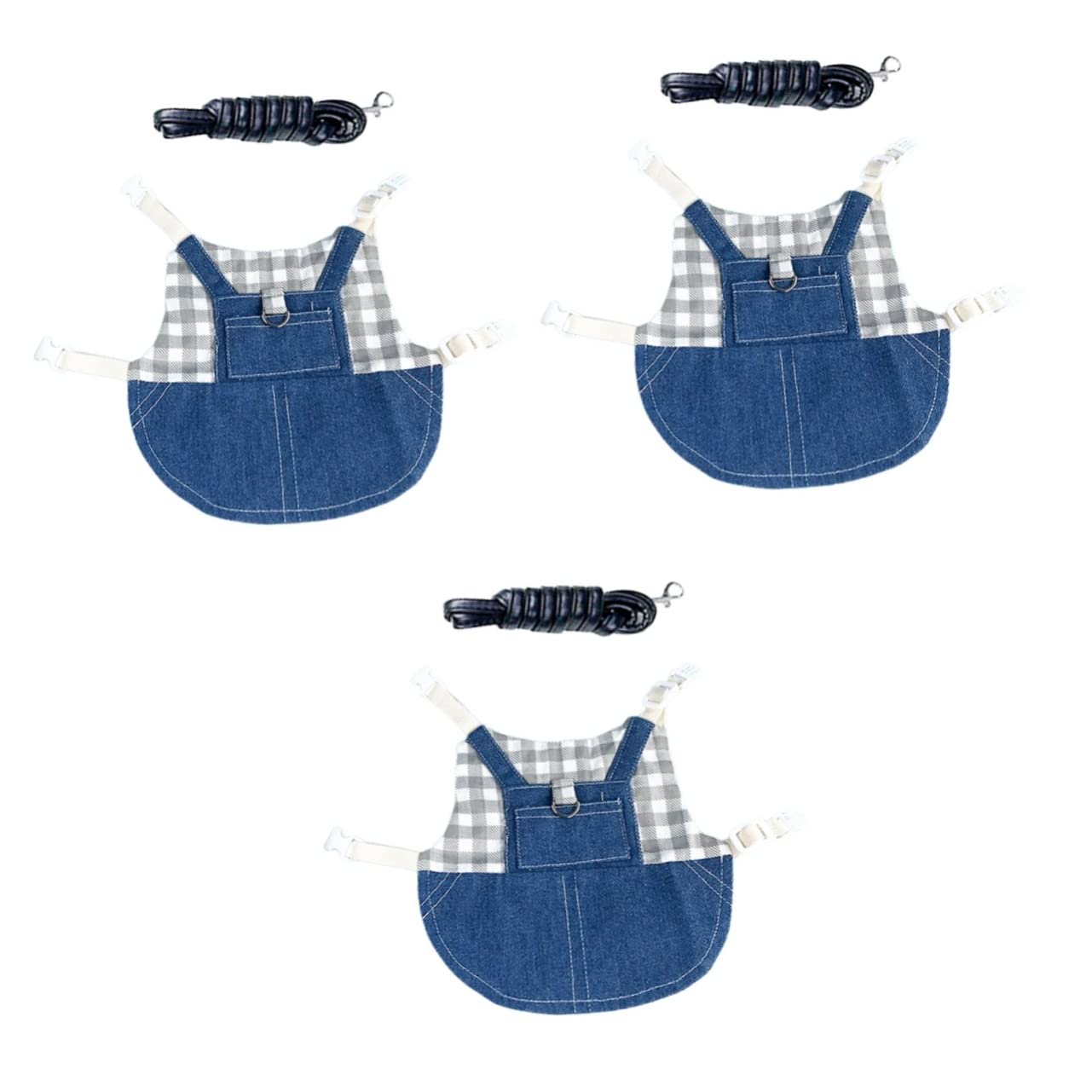 Mipcase 3stücke Kaninchen Geschirr Set Mit Verstellbares Leichtes Und Tragbares Geschirr Für Kleine Haustiere Wie Kaninchen Meerschweinchen Und Frettchen Für Und Outdoor-aktivitäten