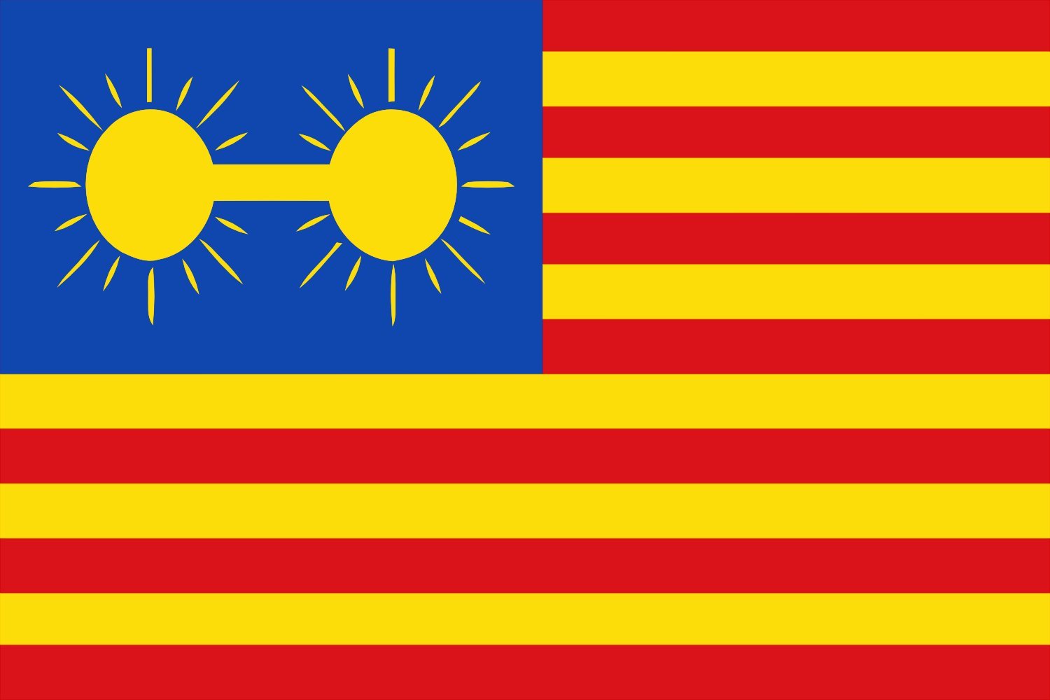 Drapeau Panama Bunau-Varilla de qualité supérieure en tissu haute résistance