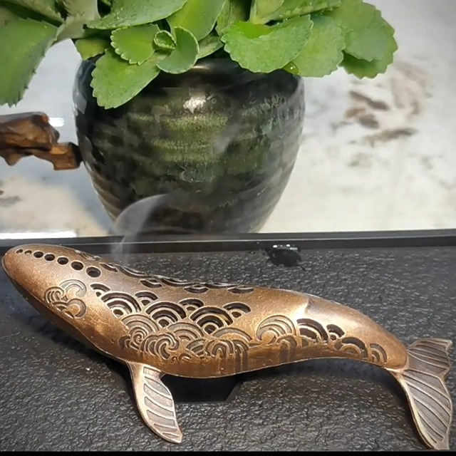 Amazon.co.jp: AirAkl 鯨 香炉 線香 御香 お香 横置き お線香