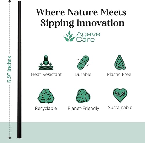 Miniatura 3 de Elaboración de sostenibilidad con pajitas de cóctel biodegradables la mejor opción natural, ecológica para una experiencia compostable, saludable,