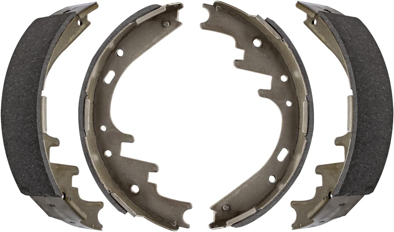 Detroit Axle - Rear Brake Shoes for Dodge Ram 1500 2500 Van Durango Dakota Ford E-150 Econoline Club Wagon, Premium Semi-Metallic Brake Shoes Replacement