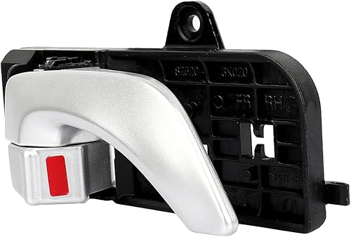 Miniatura 3 de Manijas interiores de repuesto para el lado del pasajero del conductor para 2005-2008 para Hyundai Sonata Silver 4 piezas manija de puerta