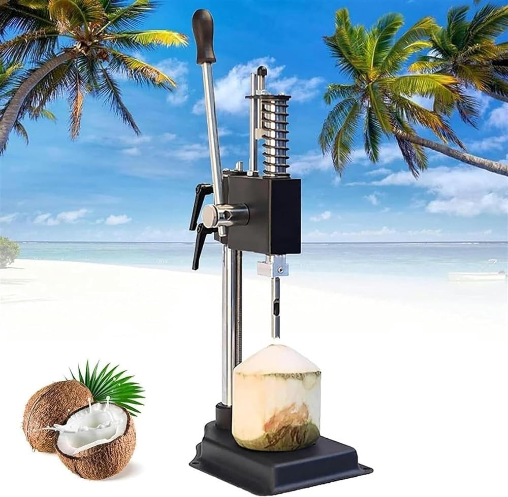 Commercial Coconut Hole Opener, Vertical Coconut Opener Tool, Hole Drill Tool Fruit Shop Manual Coconut Opening Machine for Shops and Fruit Markets
