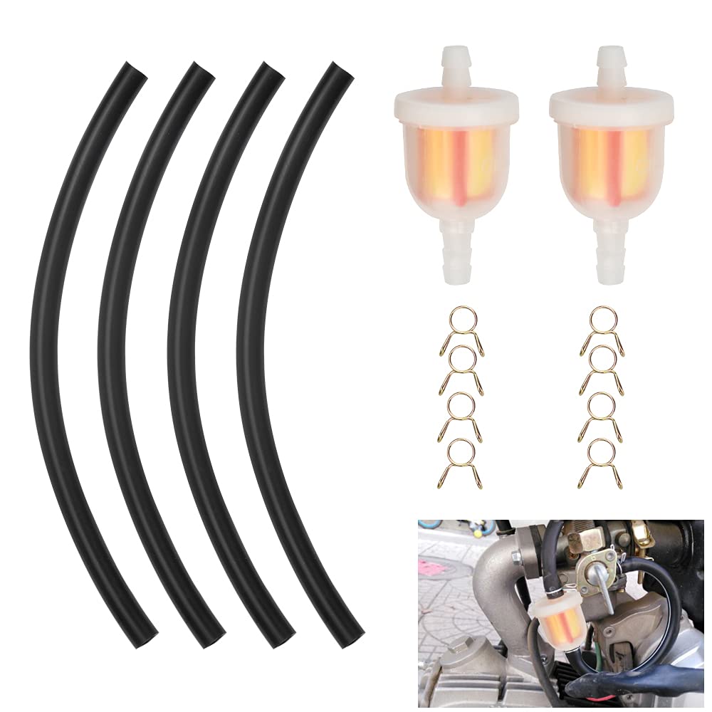 Buy ANTHYTA Motorcycle Inline Fuel Filter Kit, Universal Motorbike Fuel