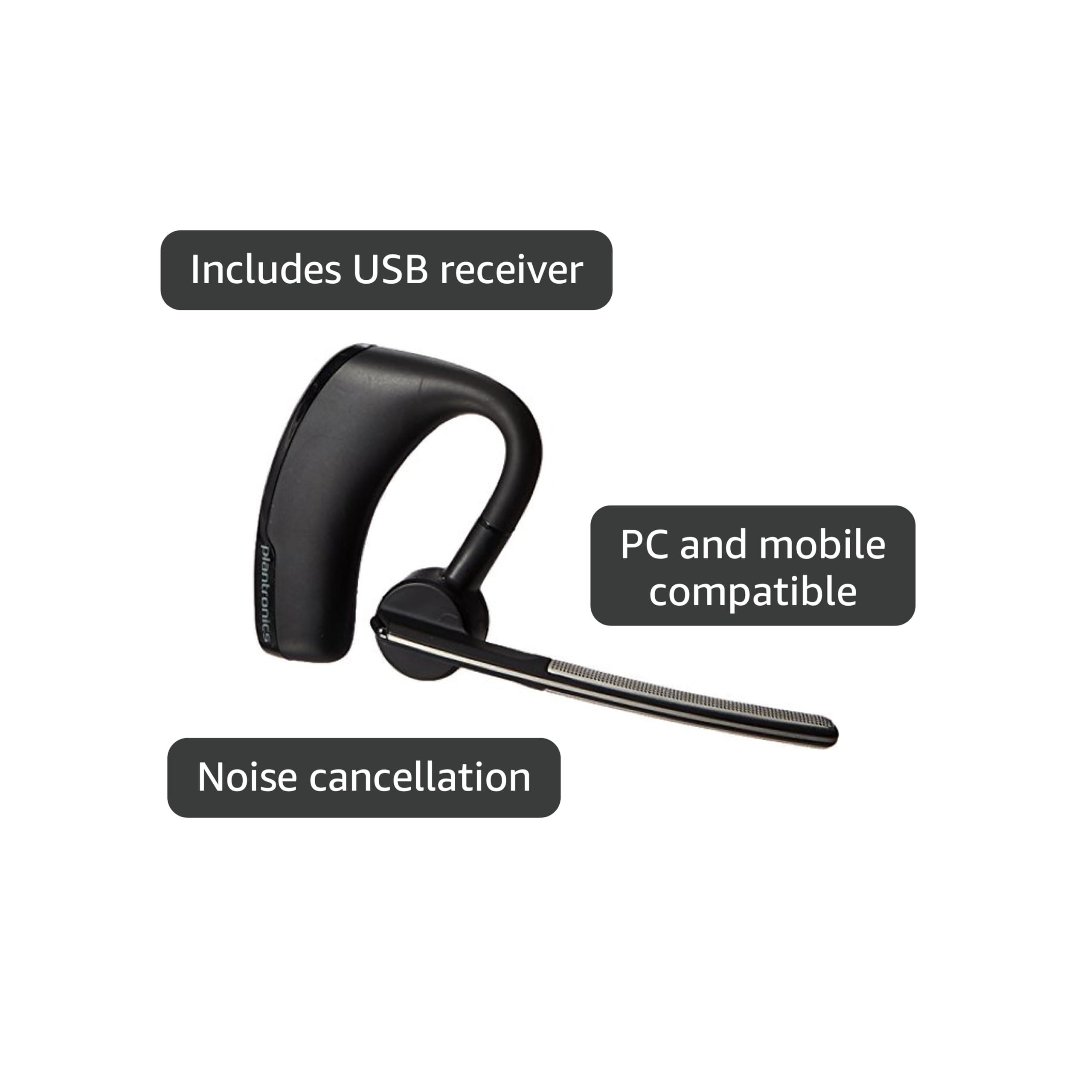 Amazon.com: Plantronics Voyager Legend UC B235-M Bluetooth Headset