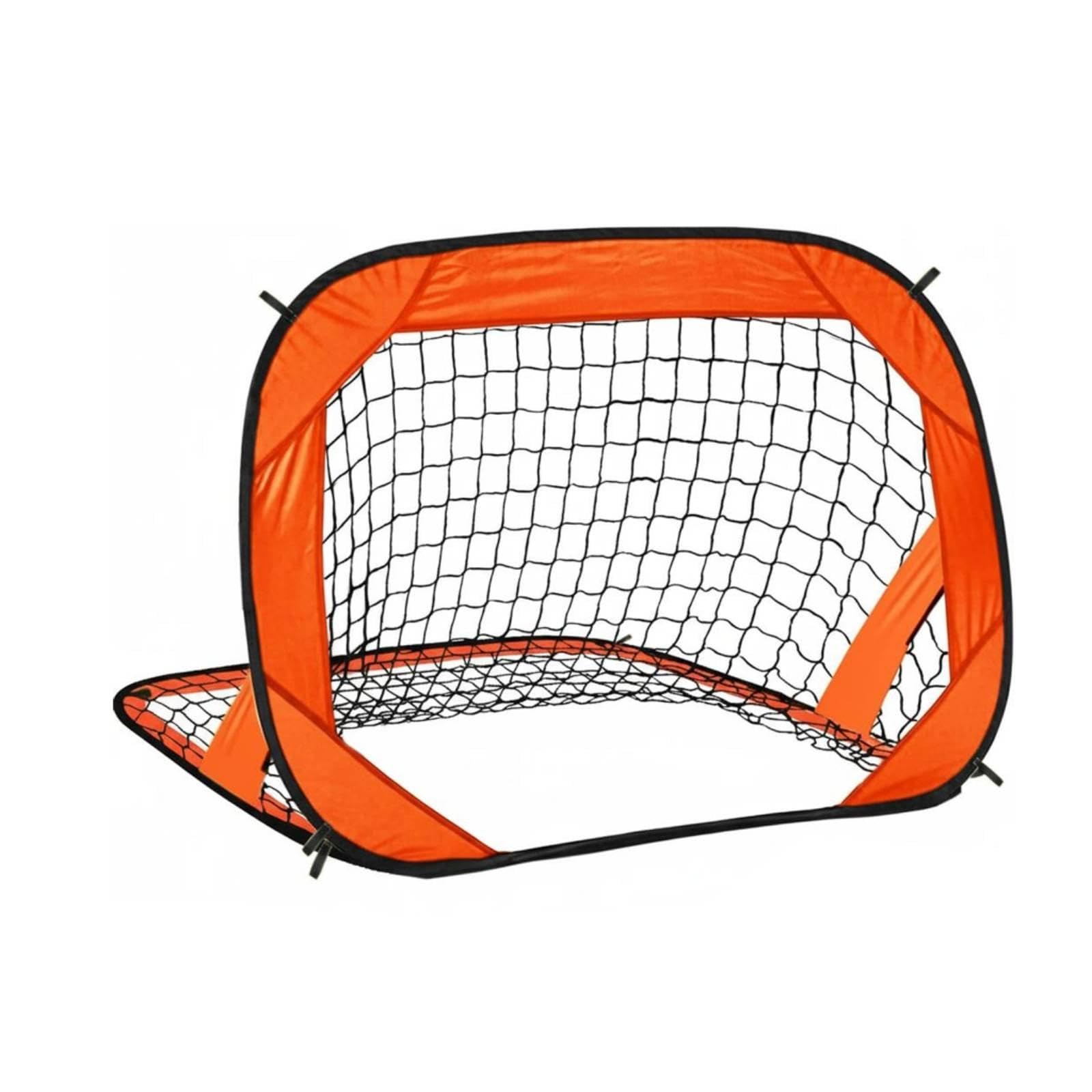 Foldable Junior Training Net Easy Setup Portable Soccer Net Lightweight Portable Training Equipment for Children Orange-image-48