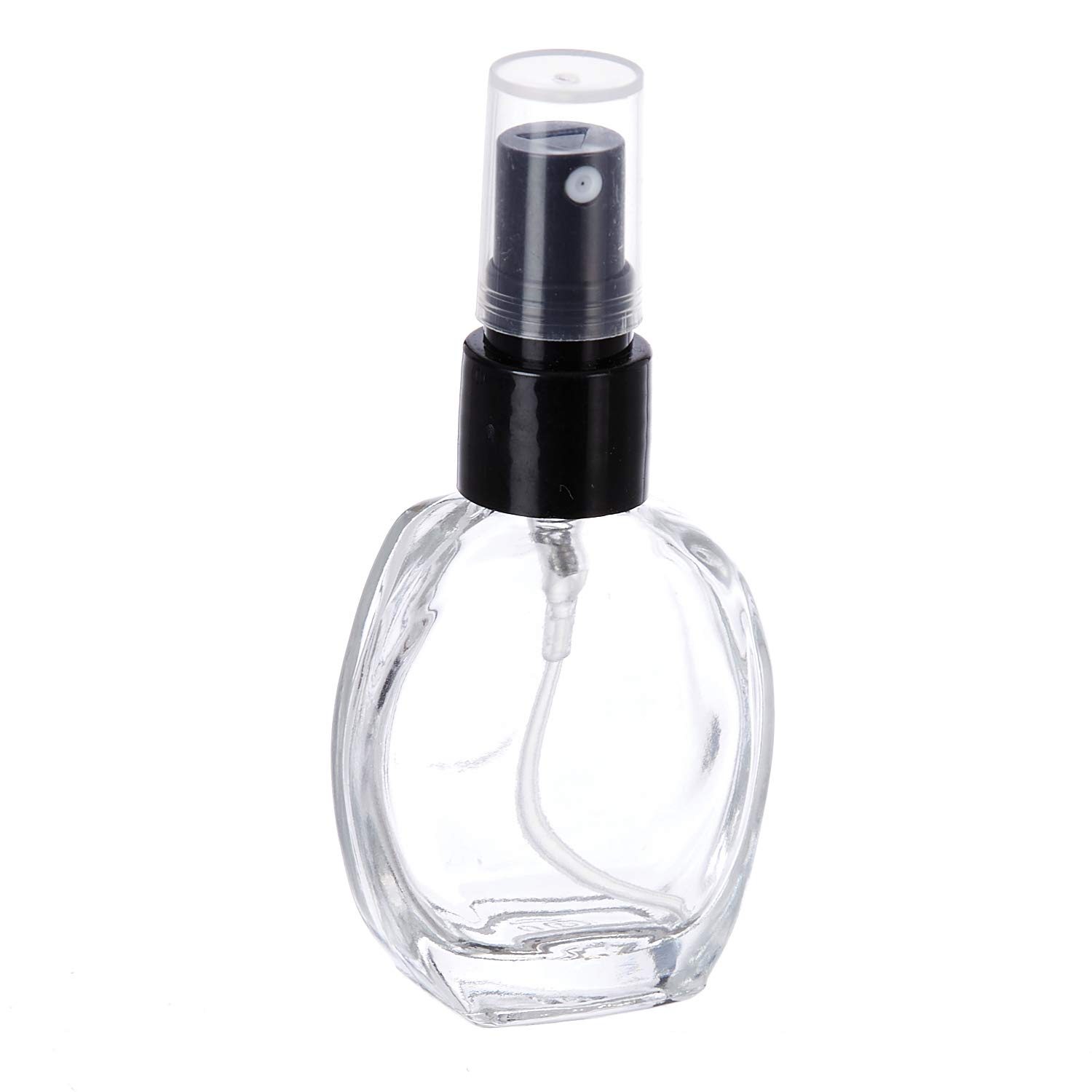 GRN Refillable Perfume Glass Bottles with spray pump for Perfume Essential Oils Aromatic Water Blend 10 ML Set of 6 Pcs-image-12