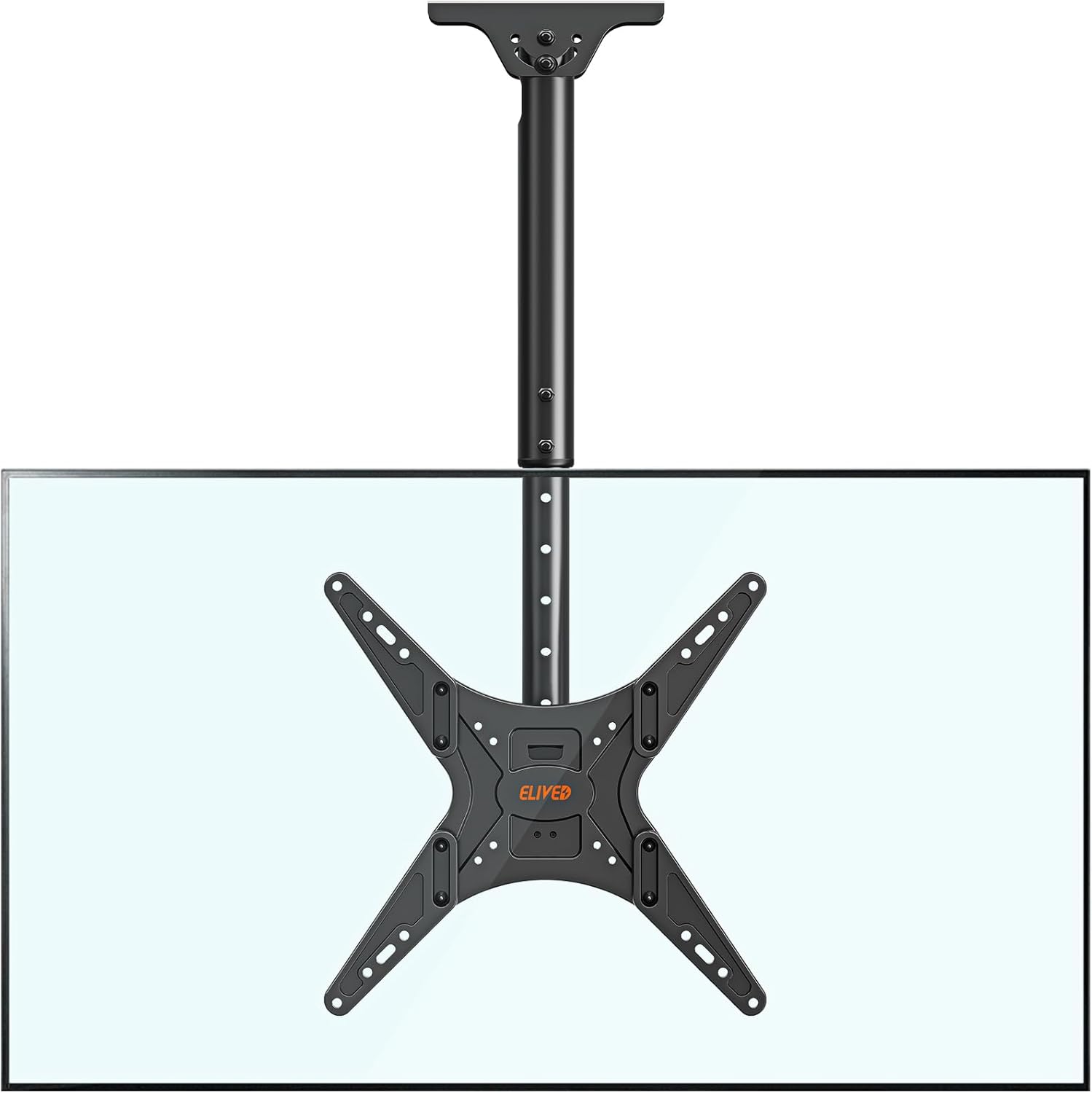 ELIVED Ceiling TV Bracket Height Adjustable for Most 2465 Inch LED