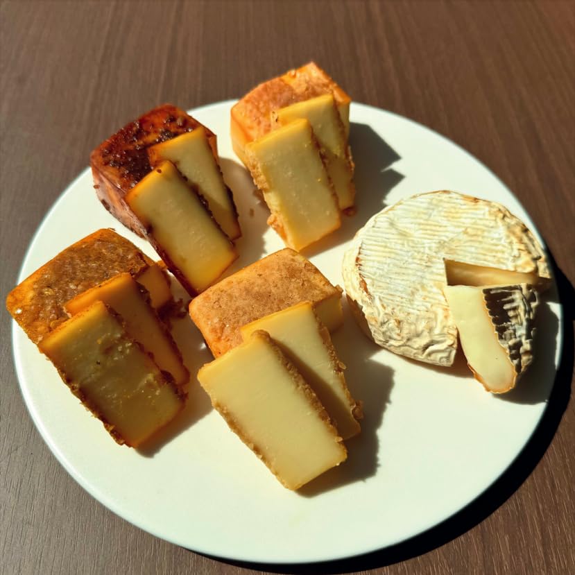 - Yamamoto Yasushoten Smoked Cheese, Set of 5, Camembert Cheese, Processed Cheese, Assortment, Gift, Snacks, Assorted