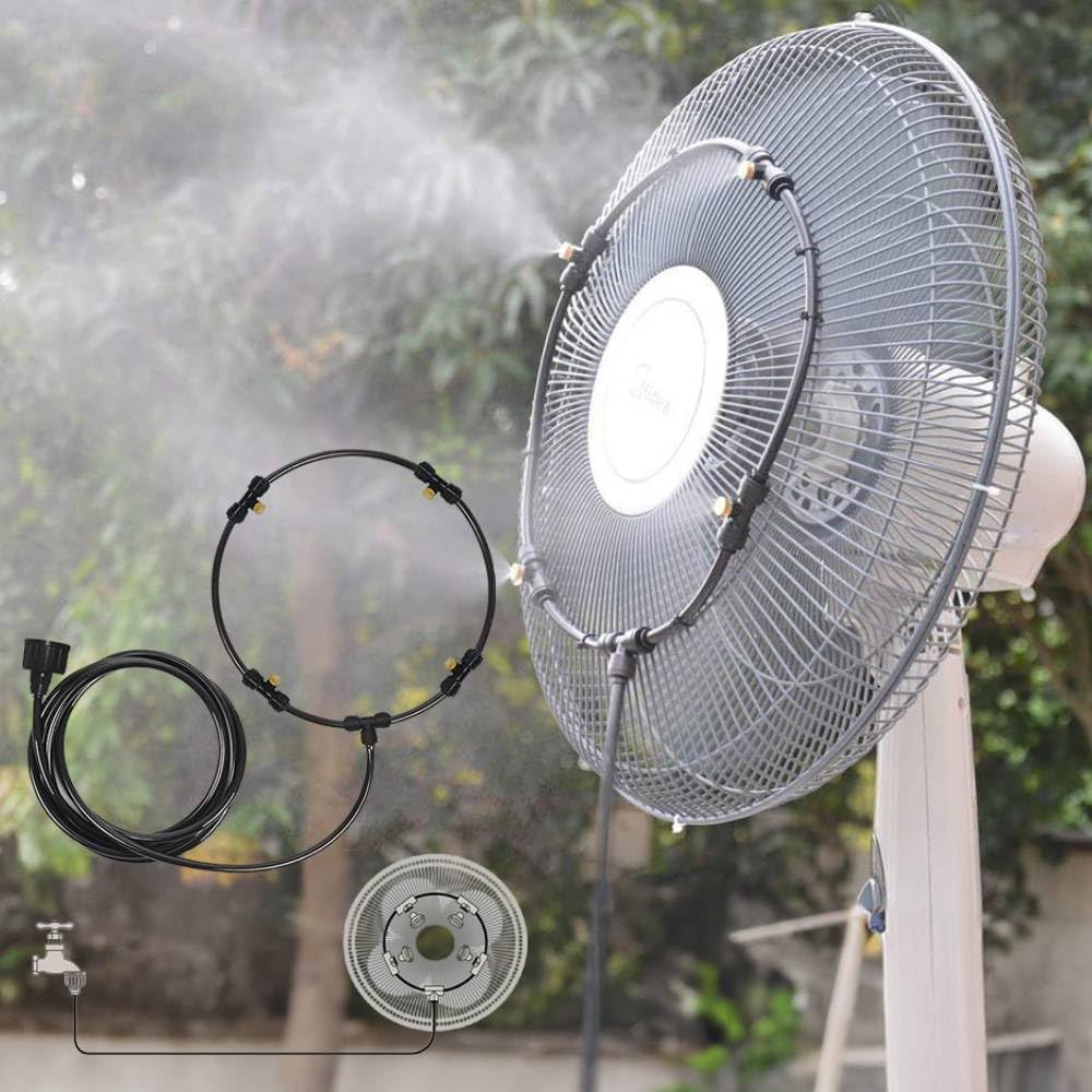 Amazon.co.jp: Bonarca 扇風機 ミスト 後付け 業務用 工場扇 工業用