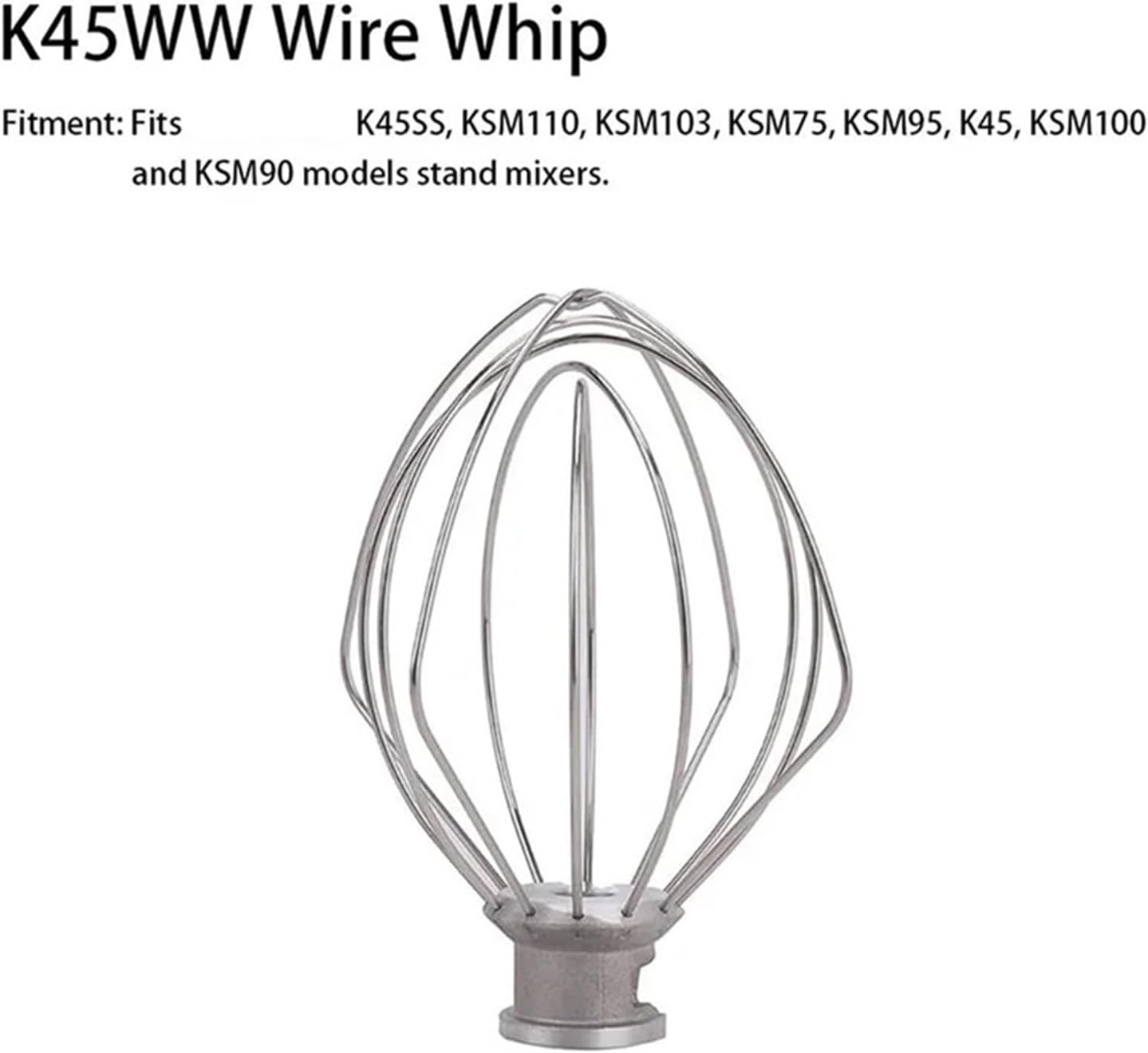 blender replacement, 4X K45DH Dough Hook K45B Coated Flat Beater K45WW Wire Whip Fit For Stand Mixer With 4.5Qt 5 Qt Bowl,Compatible For Kitchen Aid,for parts