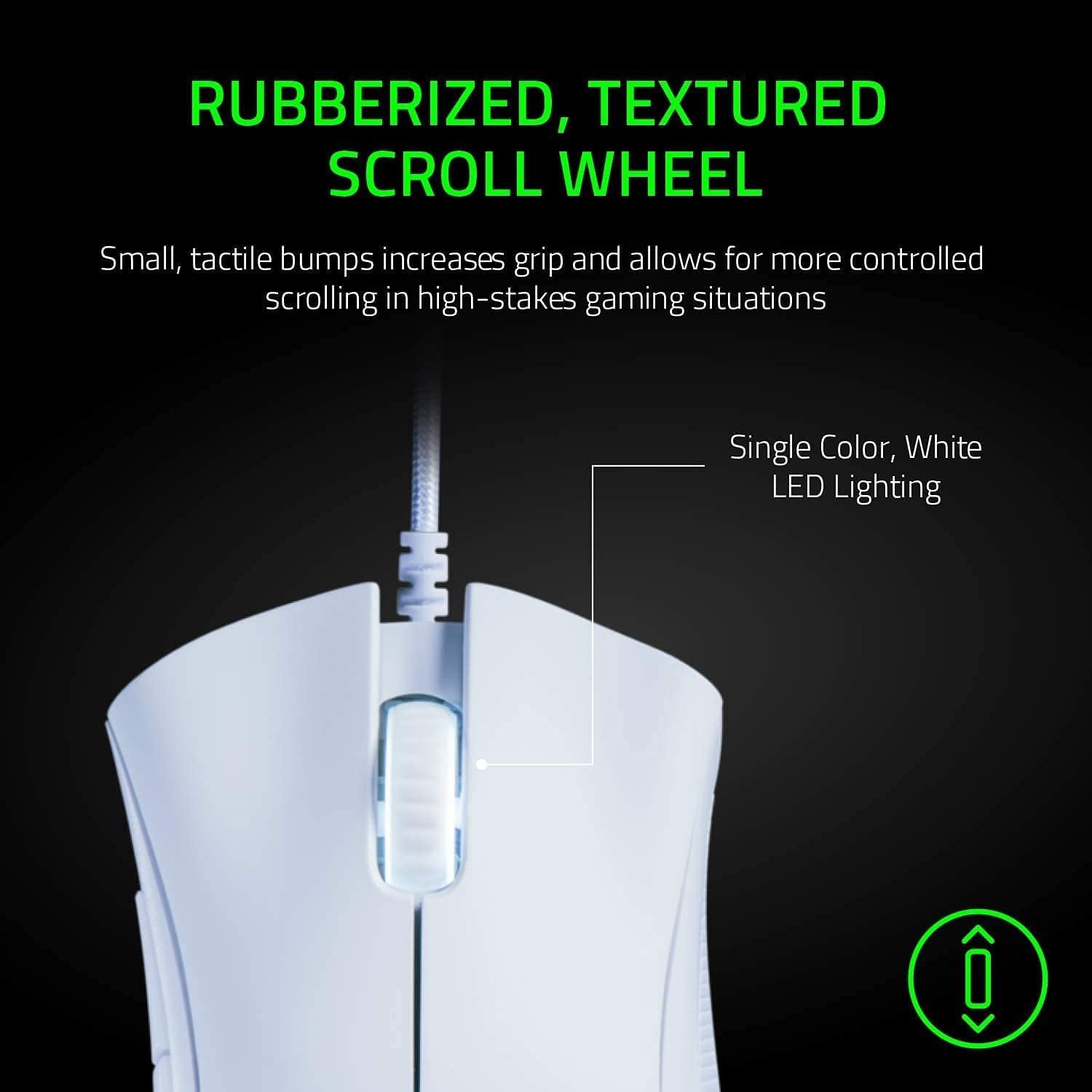 ماوس ألعاب Razer DeathAdder Essential أبيض – مستشع...