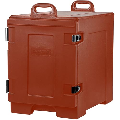Carlisle PC300N95 Insulated Food Pan Carrier, End Loader, Brick Red