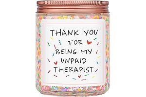 "Thanks for Being My Unpaid Therapist" Friendship Appreciation Candle