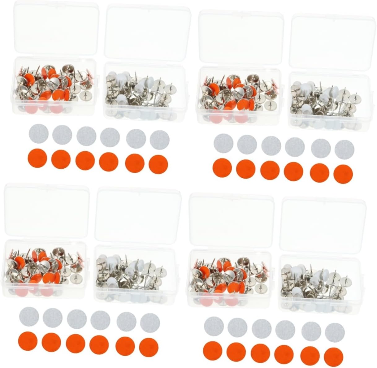 Kisangel Reflective Trail Markers Outdoor Reflective Tacks for Hiking Camping Hunting Installation for Trees Pathways