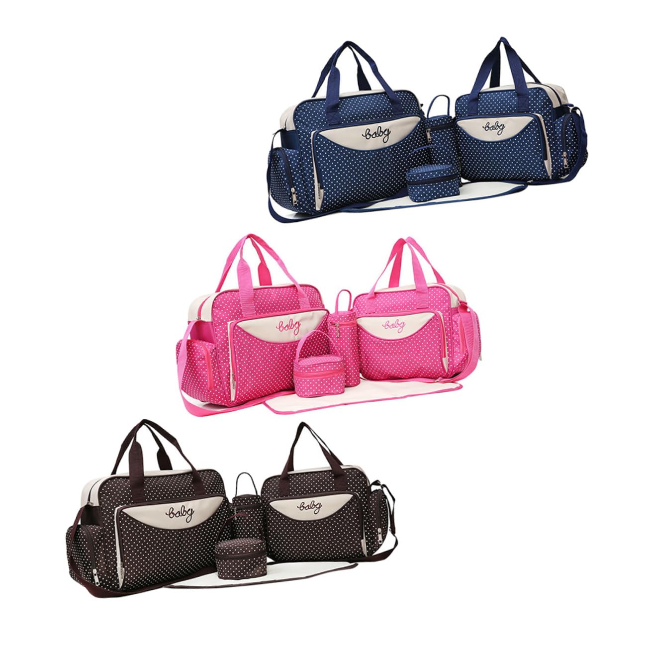 VALICLUD 1 Set 5 Stück Große Kapazität Tragetasche Handtaschen Für Mama Babytasche Für Damen Mama Tragetasche