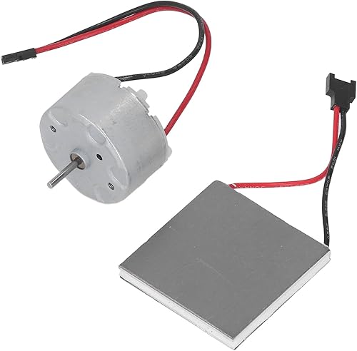 Miniatura 7 de Accesorios para ventilador de chimenea, motor universal y hoja de generación de energía, ventilador de estufa de 4 aspas para repuesto de quemador