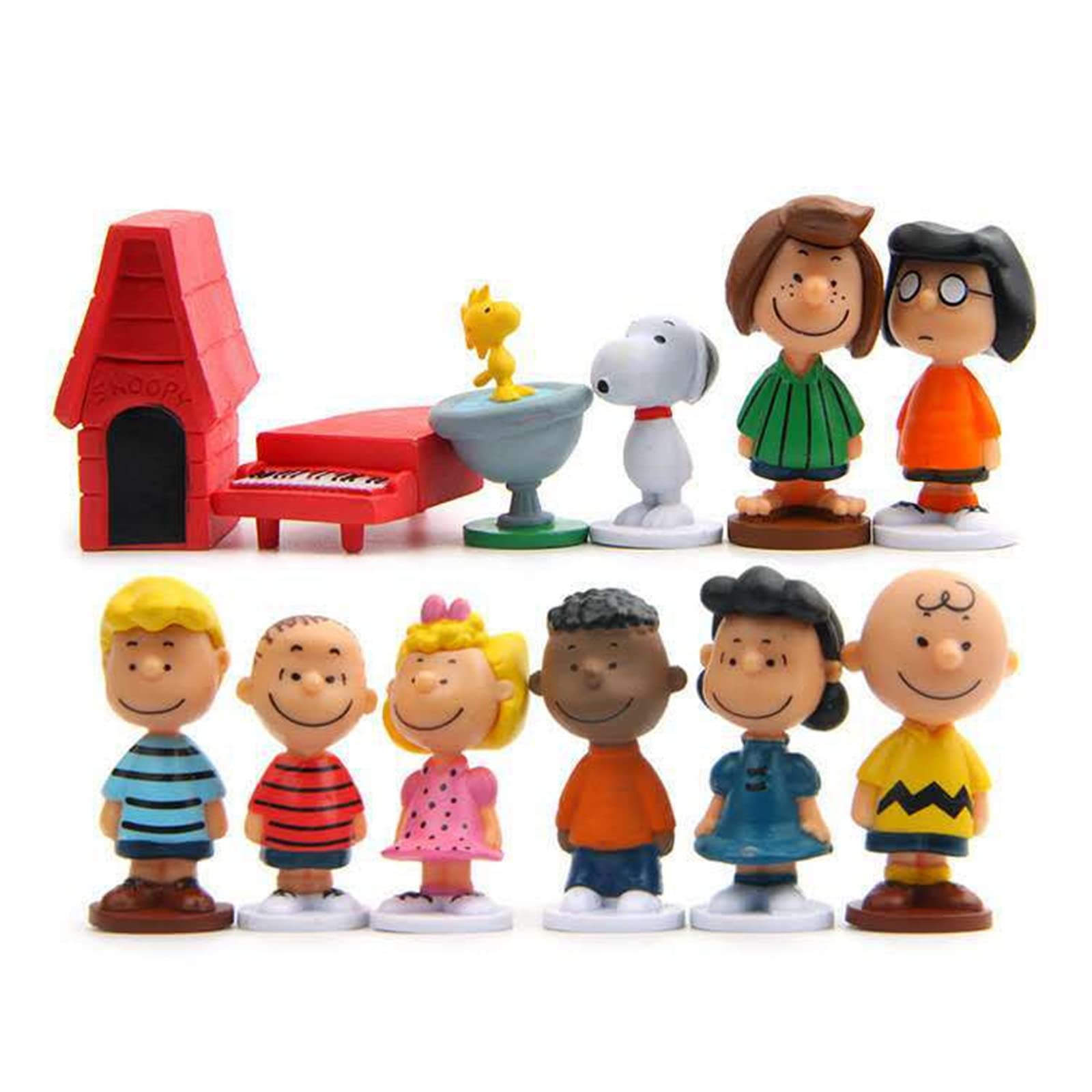 Topper Per Torta Con Mini Figure – Set Di 8 Personaggi Giocattolo In Polietilene, Decorazioni Per Torte Di Compleanno Bambini - 2