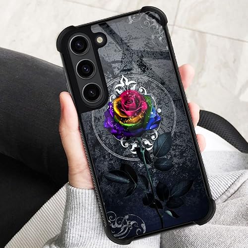 Miniatura 173 de Funda para Samsung Galaxy S23 Plus, protección de grado militar, esquinas a prueba de golpes, funda antiarañazos para Samsung Galaxy S23 Plus, flor