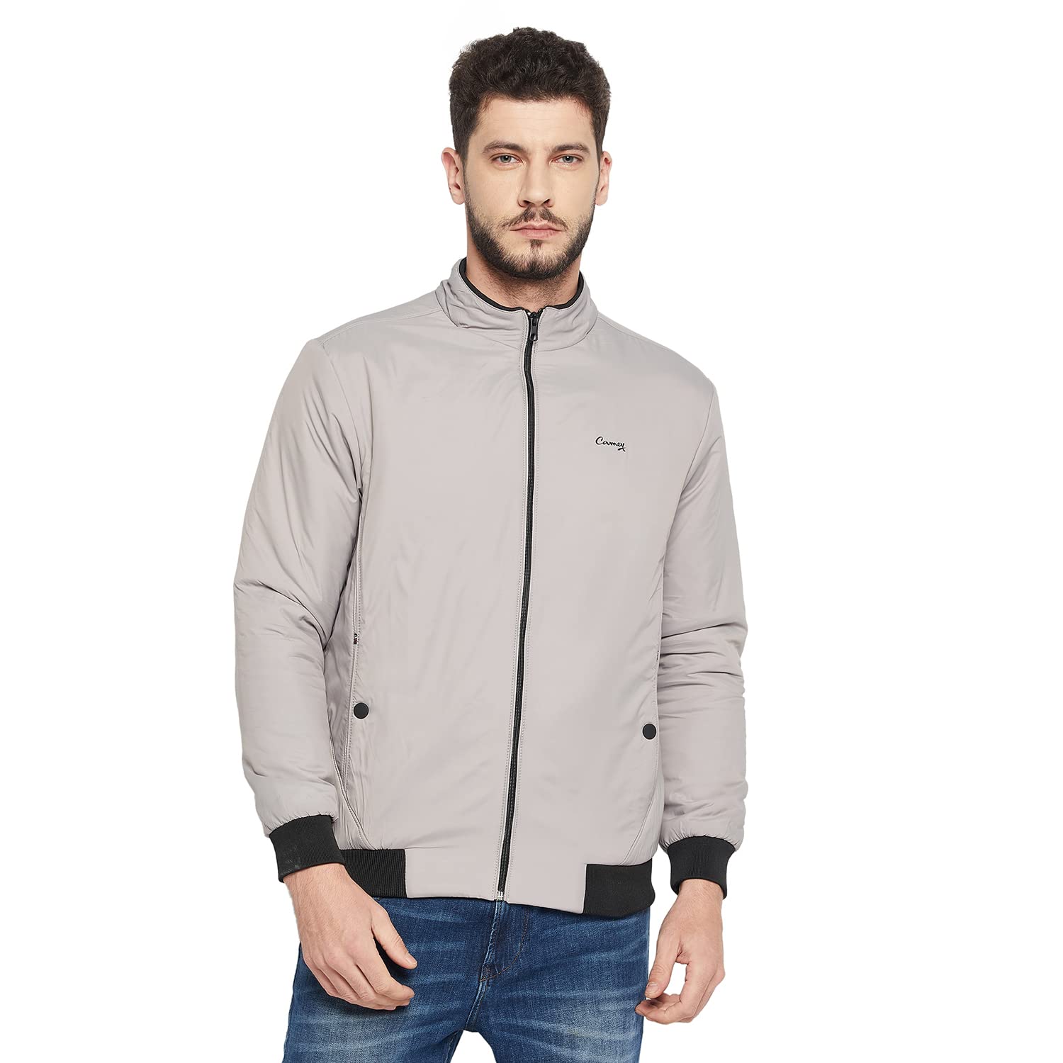 Buy CAMEY Men's Regular Fit Bomber Jacket For Winter Wear |Full
