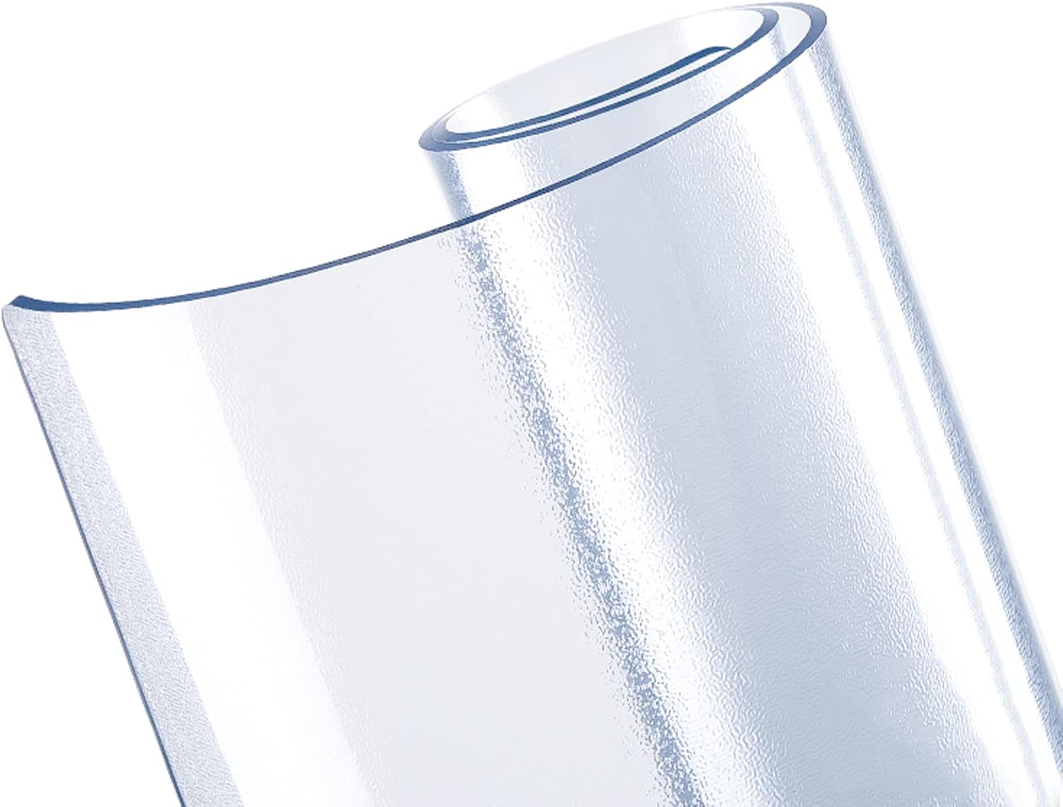 Frosted Rectangle Table Cover Protector - Clear Tablecloth for Kids, Dining, Coffee, Glass - Durable Hot Table Pad (46"x55"/32"x32") - Ideal for Home & Parties